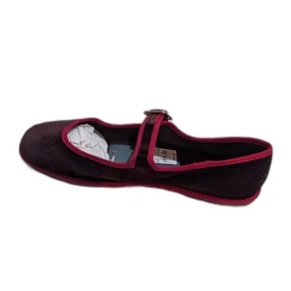 Women's Halston Ballet Flats -Universal Thread- Burgundy Size 10 - Picture 8 of 8